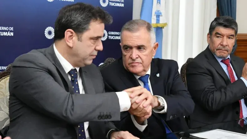 Lisandro Catalán y Osvaldo Jaldo