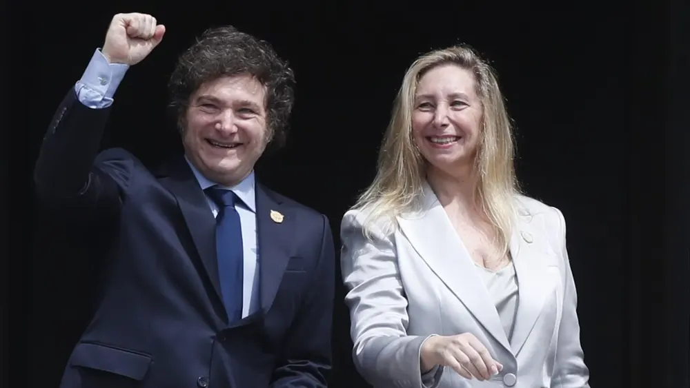 Javier y Karina Milei