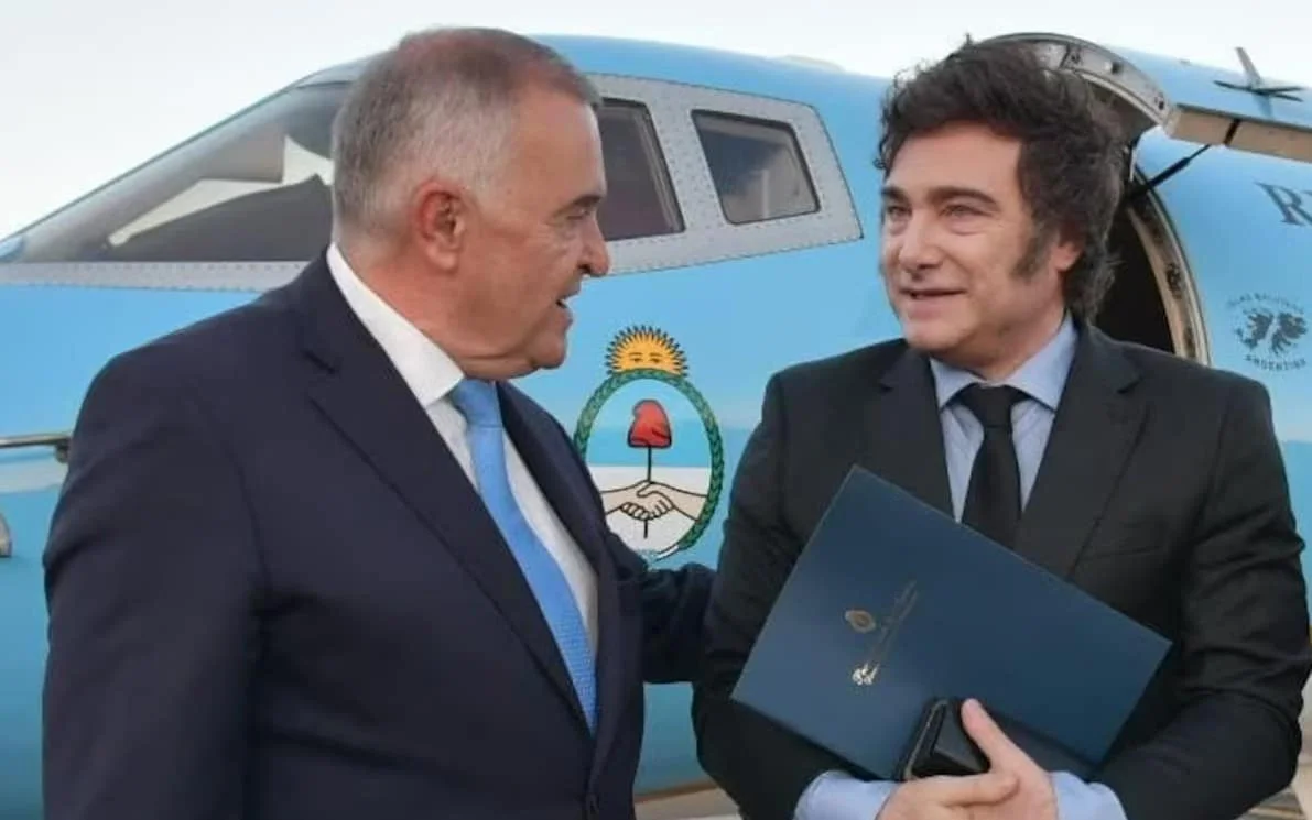 Javier Milei y Osvaldo Jaldo