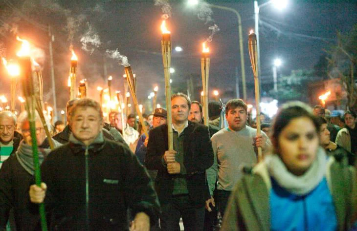 marcha de las antorchas